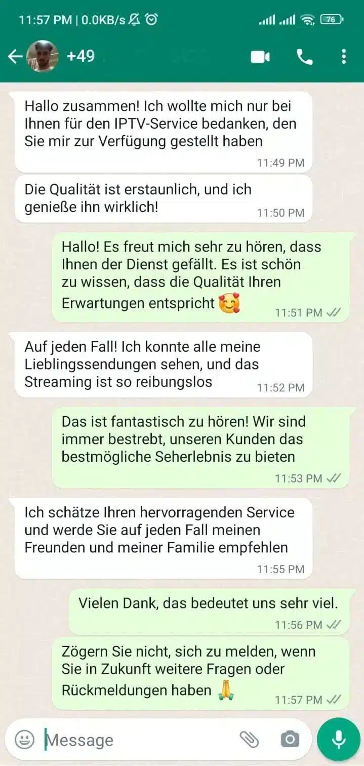 IPTV Kundenbewertung Deutschland